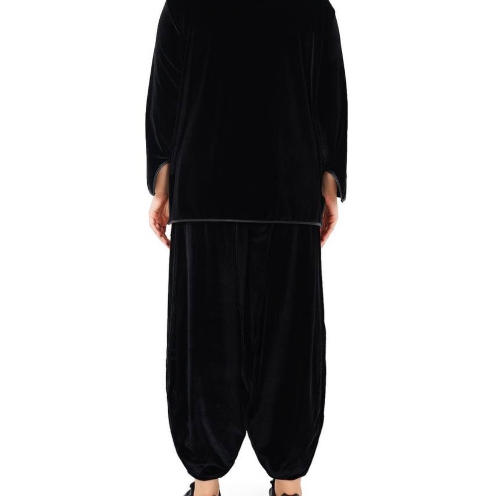 Darkwin Designer Black Soft Pant Suit, Turkish Elegance for Perfect Fit L - Picture 3 of 4
